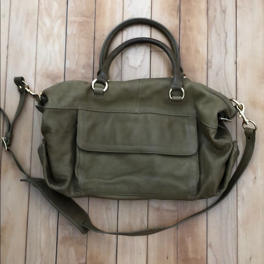 JCrew Leather Satchel / Crossbody